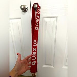 Texas Tech Red 'Guns Up' Beaded Purse Strap